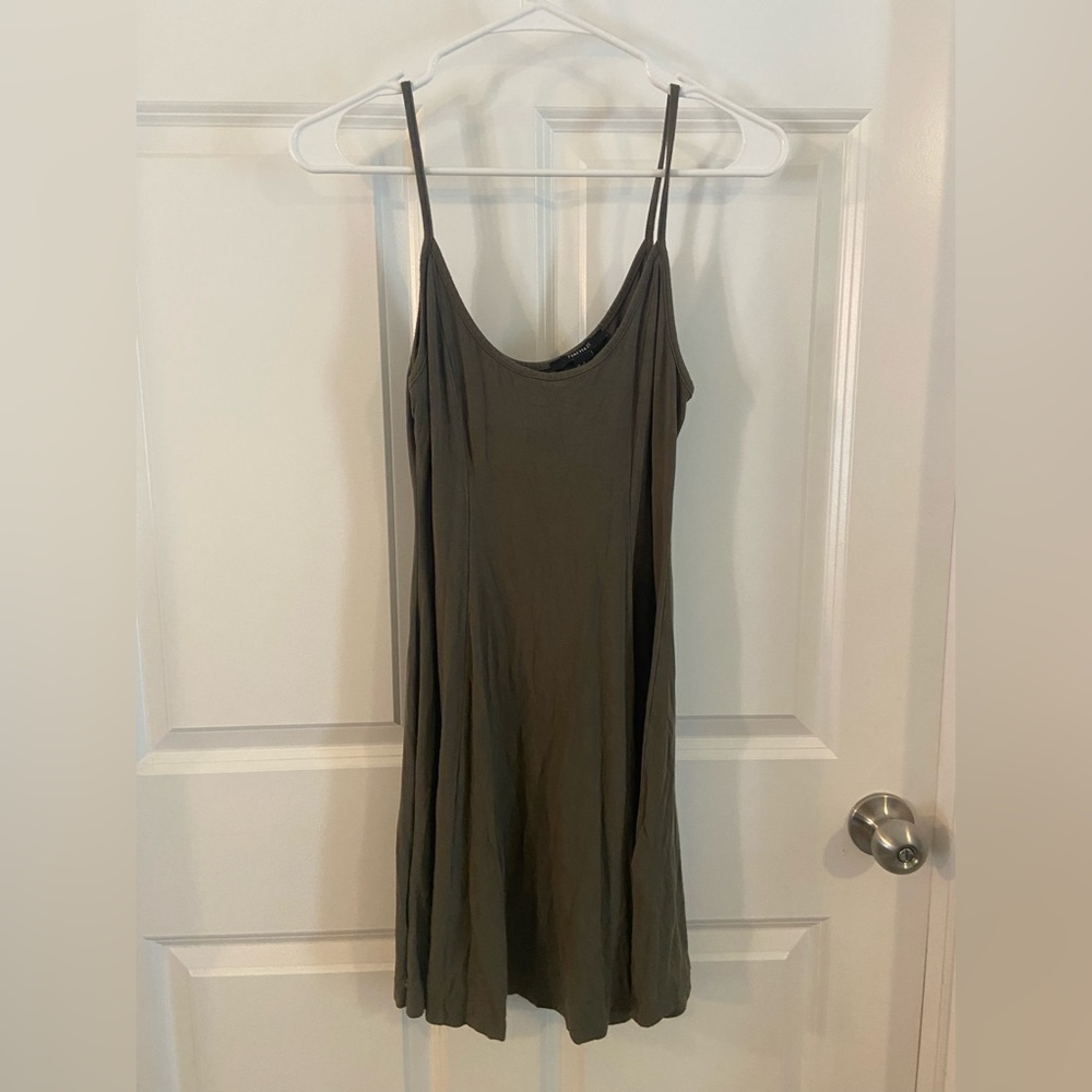 Small forever 21 olive green dress